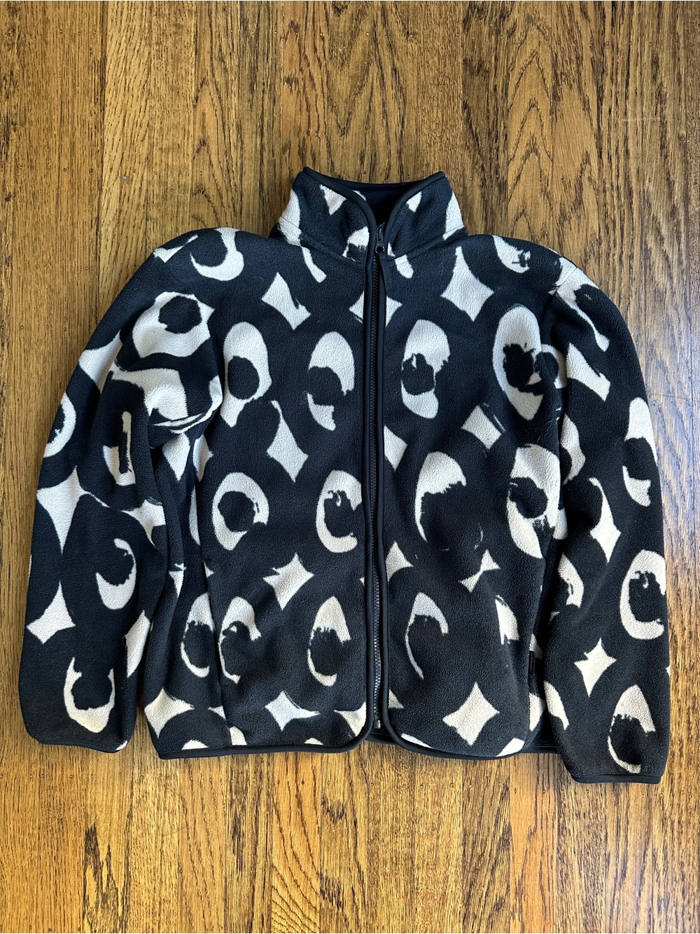Marimekko x Uniqlo Fleece, Zip Front Jacket. Size S.
